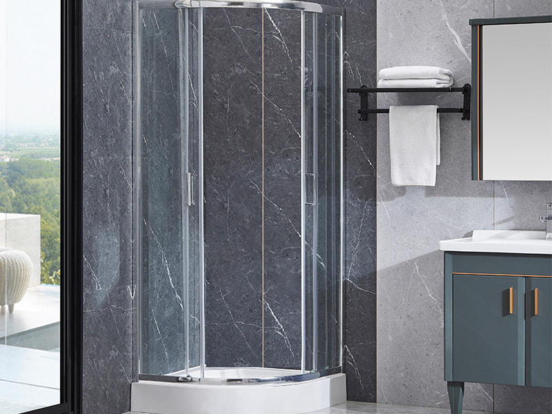 Perfil de aluminio de SE Chrome que resbala el recinto de la ducha para el cuarto de baño Perfil de aluminio de SE Chrome que resbala el recinto de la ducha para el cuarto de baño