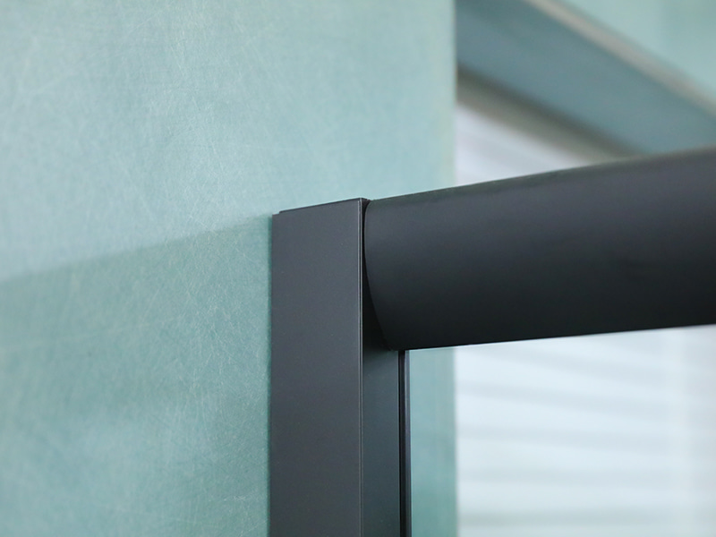 Cabina de ducha deslizante doble de vidrio templado con forma de arco SE Cabina de ducha deslizante doble de vidrio templado con forma de arco SE