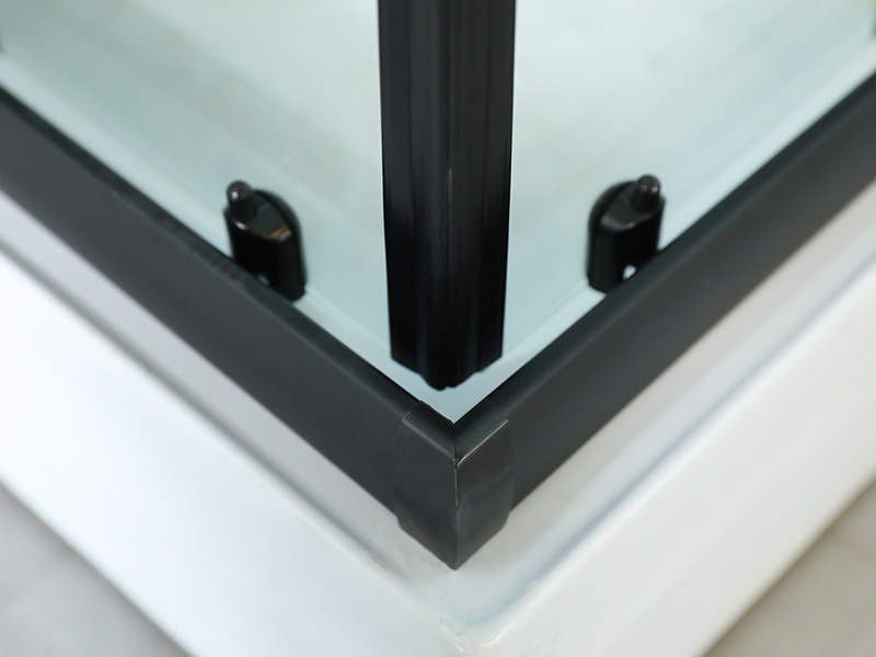 Vidrio templado transparente SQ con cabina de ducha deslizante de impresión Vidrio templado transparente SQ con cabina de ducha deslizante de impresión