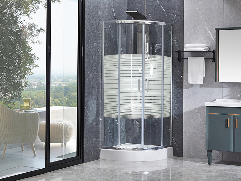 Perfil de aluminio de SE Chrome que resbala el recinto de la ducha para el cuarto de baño Perfil de aluminio de SE Chrome que resbala el recinto de la ducha para el cuarto de baño