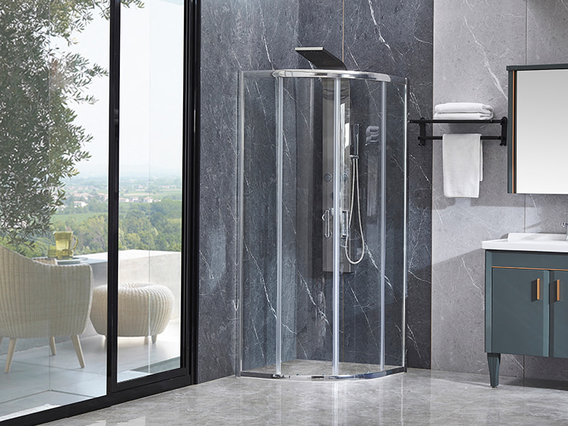 Perfil de aluminio de SE Chrome que resbala el recinto de la ducha para el cuarto de baño Perfil de aluminio de SE Chrome que resbala el recinto de la ducha para el cuarto de baño