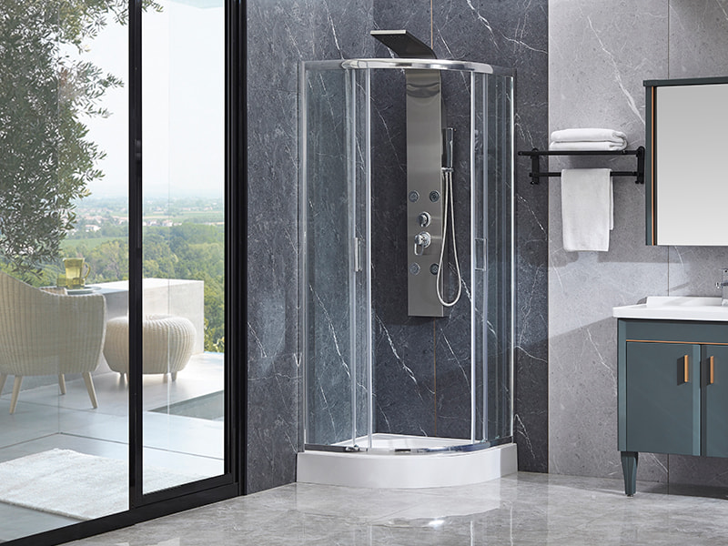 Perfil de aluminio de SE Chrome que resbala el recinto de la ducha para el cuarto de baño Perfil de aluminio de SE Chrome que resbala el recinto de la ducha para el cuarto de baño