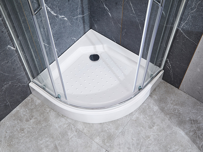 Perfil de aluminio de SE Chrome que resbala el recinto de la ducha para el cuarto de baño Perfil de aluminio de SE Chrome que resbala el recinto de la ducha para el cuarto de baño