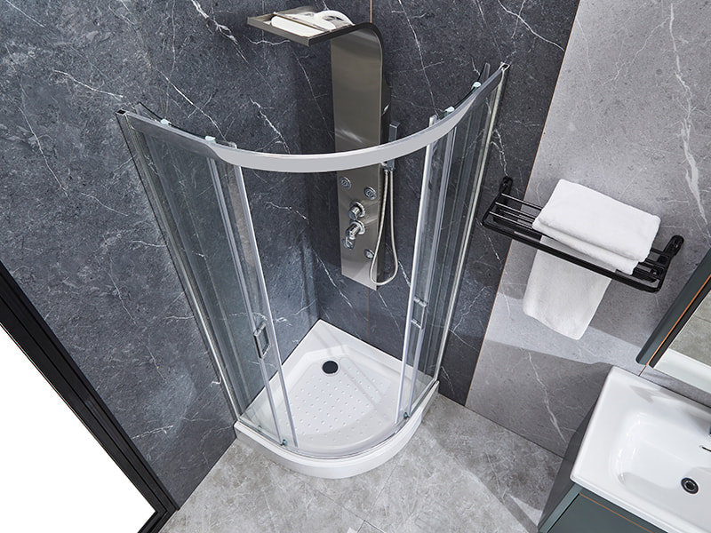 Perfil de aluminio de SE Chrome que resbala el recinto de la ducha para el cuarto de baño Perfil de aluminio de SE Chrome que resbala el recinto de la ducha para el cuarto de baño